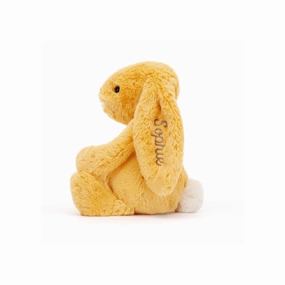 Jellycat Bashful Sunshine Bunny Medium USA | 12350KHRV